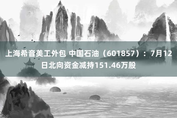 上海希音美工外包 中国石油（601857）：7月12日北向资金减持151.46万股